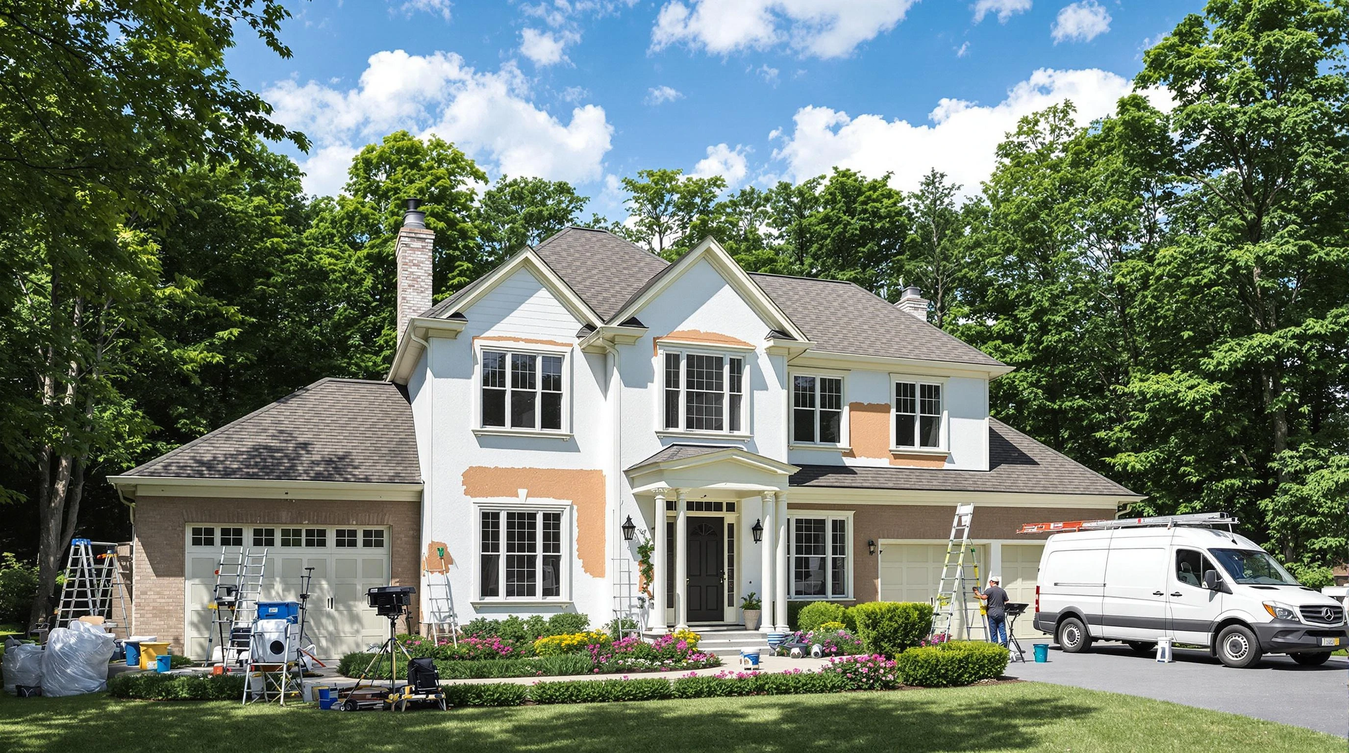 Brook Park House Painters painting crew working in Lorain, OH